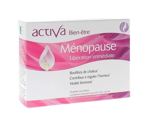 Bien-être ménopause Activa - boîte de 30 gélules
