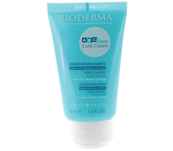 ABCDerm Cold-cream crème visage nourrissante Bioderma - tube de 45 ml