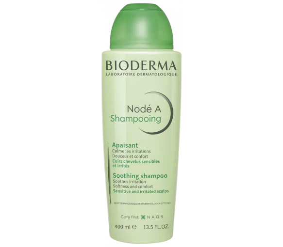 Nodé A shampooing apaisant cuirs chevelus sensibles et irrités Bioderma - flacon de 400 ml