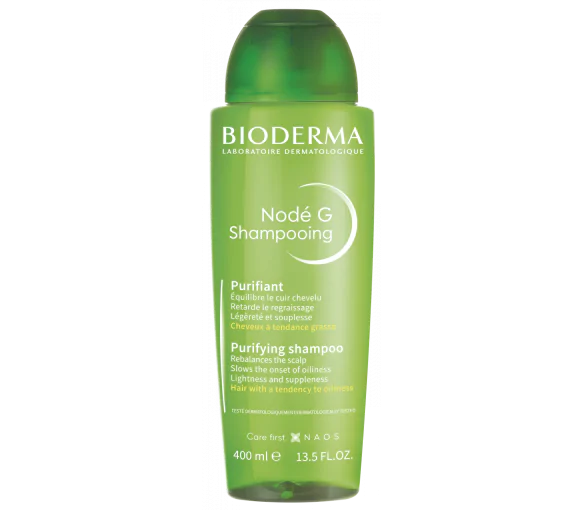 Nodé G shampooing purifiant cheveux à tendance grasse Bioderma - flacon de 400 ml