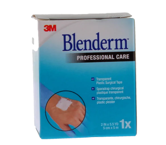 Blenderm Sparadrap occlusif 3M - boîte d'un sparadrap de 50mm x 5m