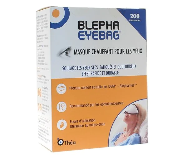 Blepha Eyebag Masque yeux chauffant Théa - boîte d'un masque