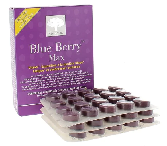 Blue Berry Max New Nordic - boite de 60 comprimés