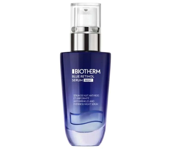 Blue Therapy Blue Retinol Night Sérum anti-âge Biotherm - flacon-pompe de 30 ml