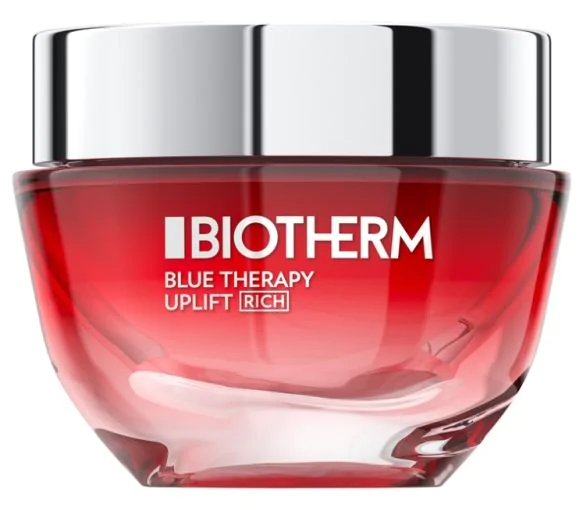 Blue Therapy Red Algae Uplift Rich Crème rosée raffermissante riche Biotherm - pot de 50 ml