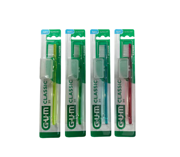 Brosse à dents Classic 311 souple GUM - une brosse à dents