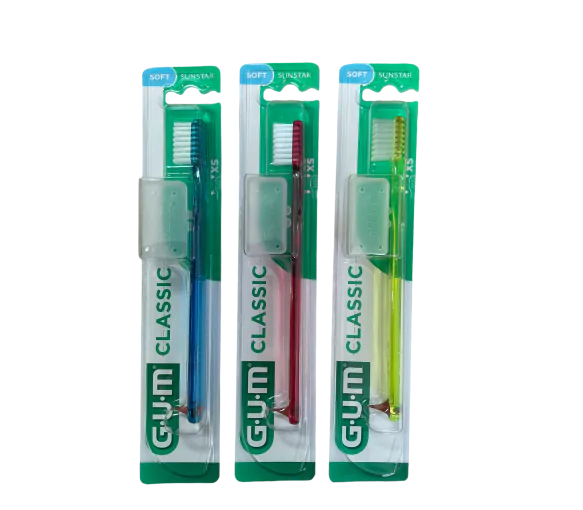 Brosse à dents Classic 407 souple GUM - une brosse à dents
