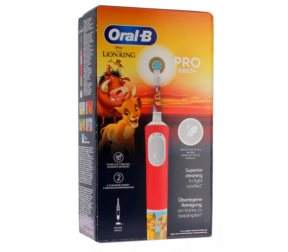 Brosse à dents électrique rechargeable Roi Lion Kids Oral-B - une brosse à dents électrique