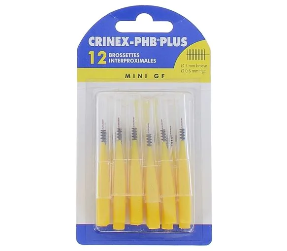 Brossettes interdentaires mini gf phb plus Crinex - 12 brossettes