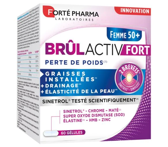 Brûlactiv Fort femme 50+ Perte de poids Forté Pharma - boîte de 60 gélules