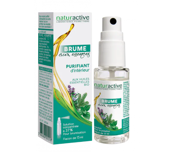 Brume aux essences purifiant d'intérieur Naturactive - spray de 15ml