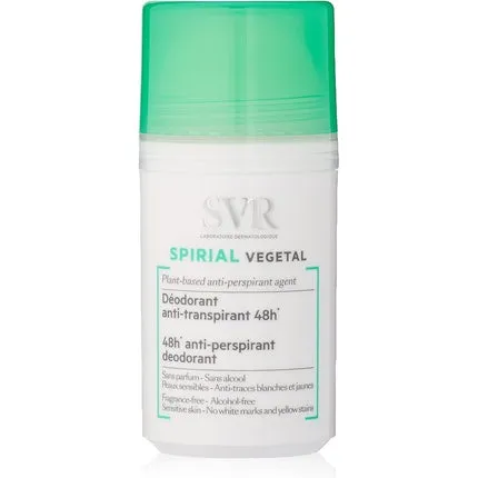Svr Spirial Végétal Anti-perspirant Deodorant Roll-On 50ml Unisexe