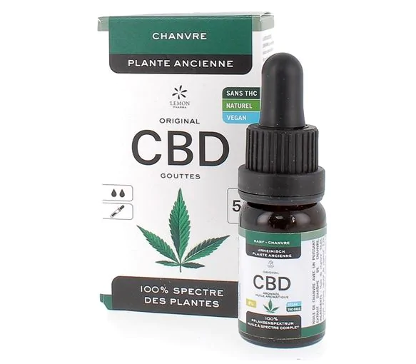 CBD 5% Lemon Pharma - flacon de 10ml