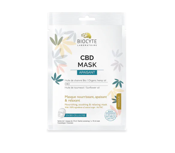 CBD Mask Masque visage apaisant Biocyte - un masque