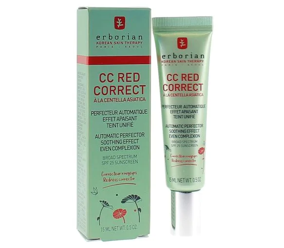 CC Red correct à la centella asiatica Erborian - tube de 15 ml