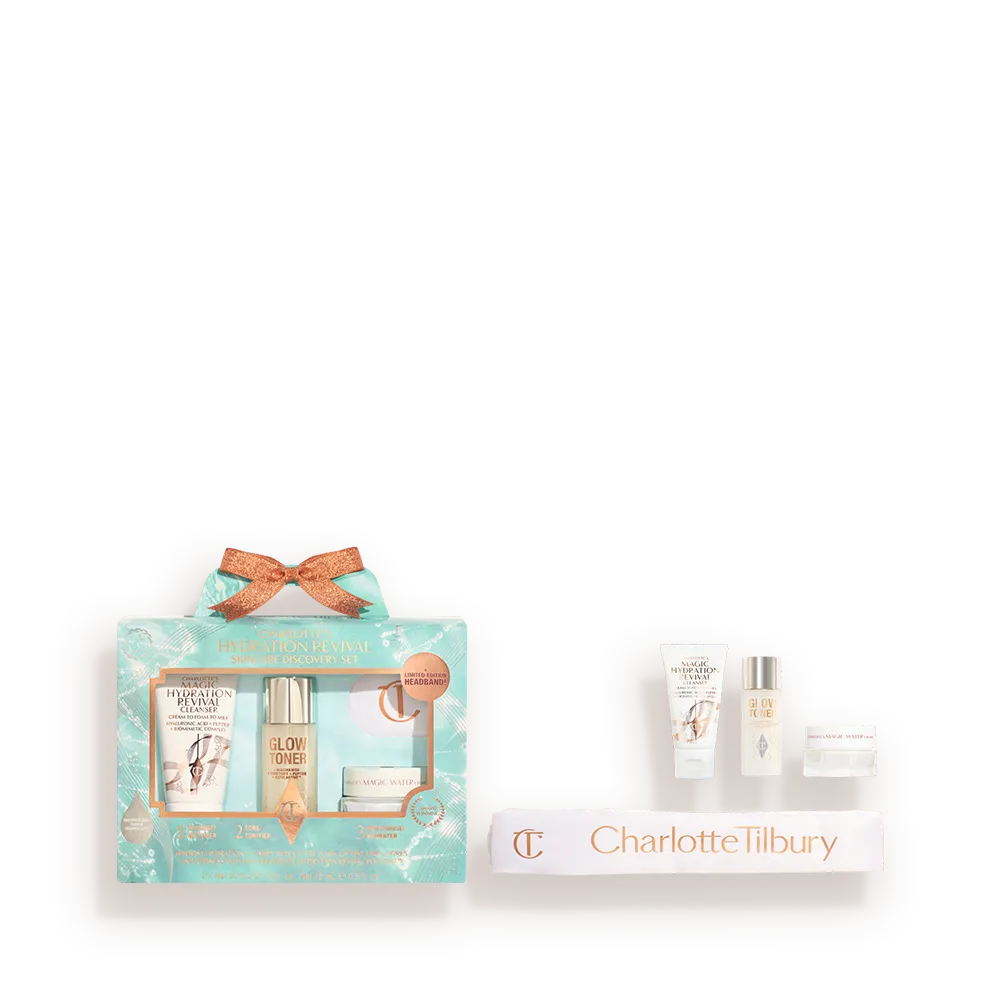 CHARLOTTE’S HYDRATION REVIVAL SKINCARE DISCOVERY SETTRAVEL SIZE SKINCARE KIT