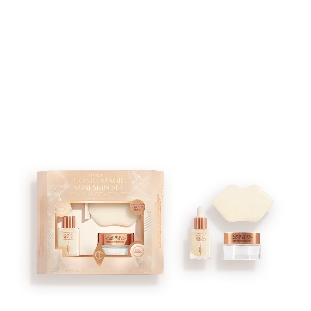 CHARLOTTE'S ICONIC MAGIC MINI SKIN SETTRAVEL SIZE SKINCARE KIT