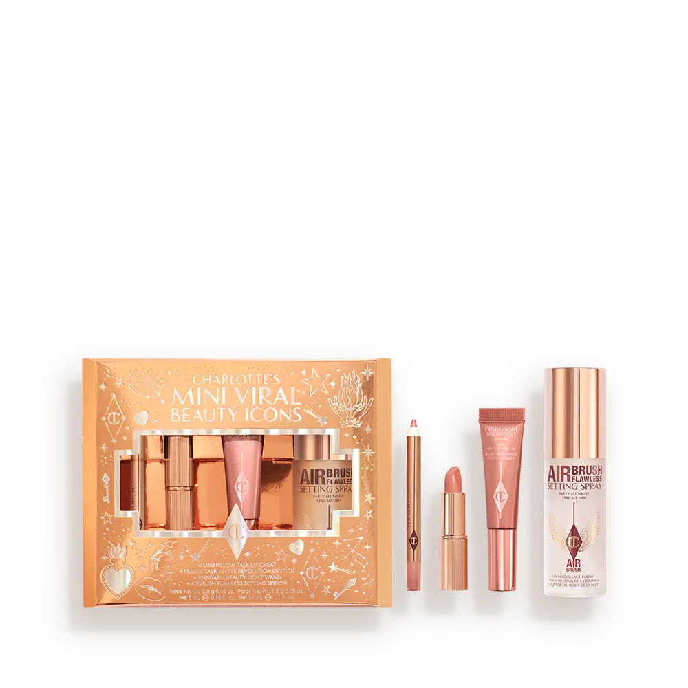 CHARLOTTE'S MINI VIRAL BEAUTY ICONSTRAVEL SIZE MAKEUP KIT