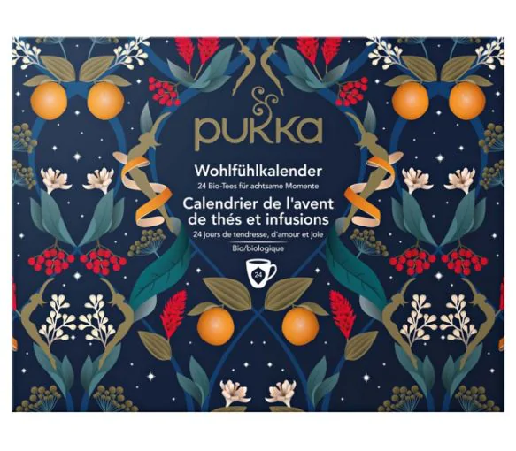 Calendrier de l'Avent 2023 Pukka - calendrier de 24 sachets