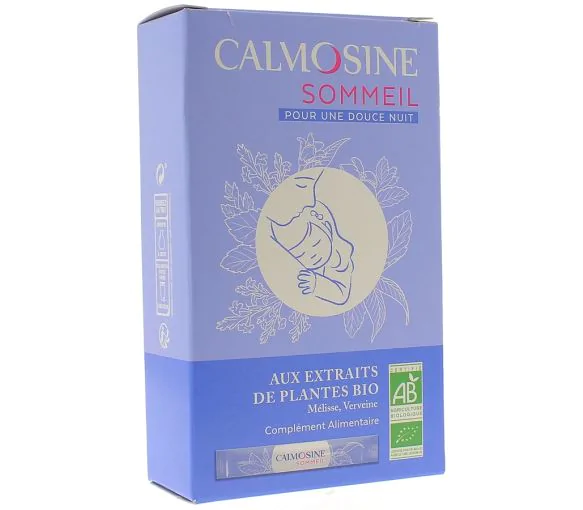 Calmosine sommeil bio Laudavie - boîte de 14 dosettes de 10 ml