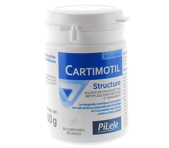 Cartimotil Structure PileJe - boîte de 60 comprimés sécables