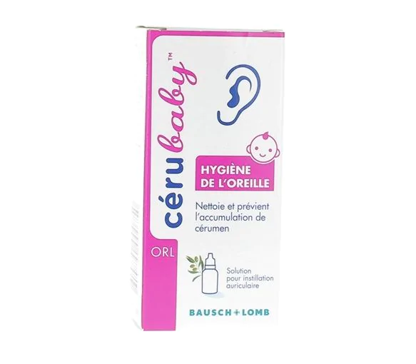 Cerubaby Solution auriculaire bébé Bausch Lomb - flacon de 15ml