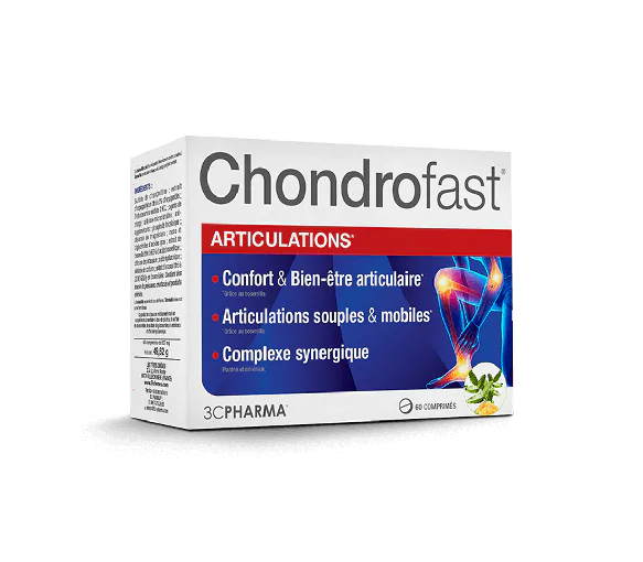 Chondrofast articulations 3C Pharma - boite de 60 comprimés
