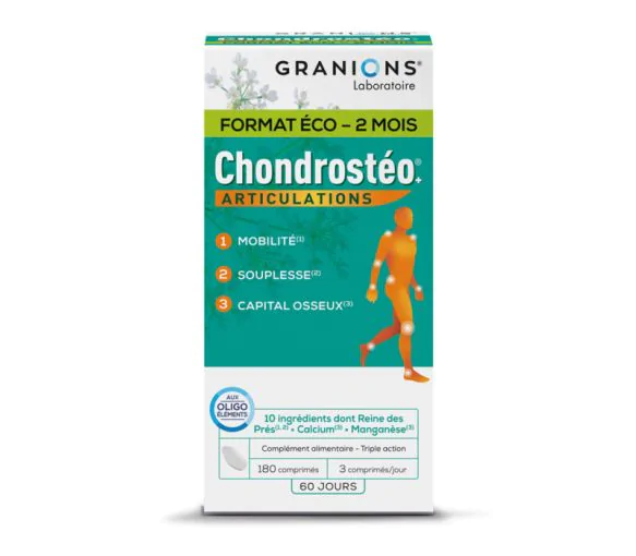 Chondrostéo+ Articulations Granions - boîte de 180 comprimés