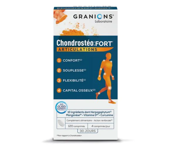 Chondrostéo Fort Articulations Laboratoire Granions - boîte de 120 comprimés
