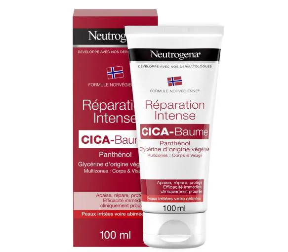 Cica-Baume Réparation intense visage et corps Neutrogena - tube de 100 ml
