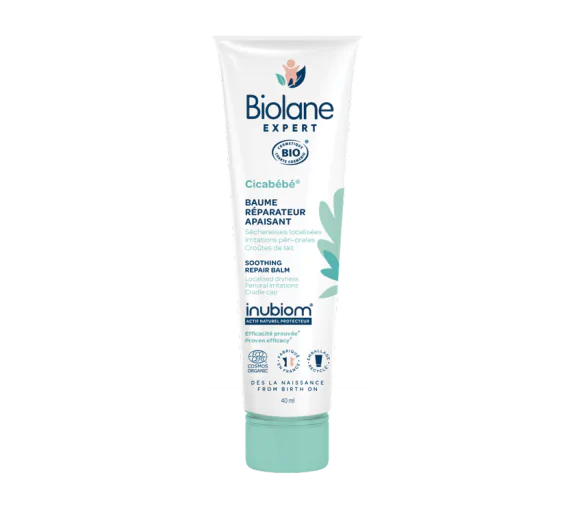 Cicabébé Baume réparateur apaisant bio Biolane Expert - tube de 40ml