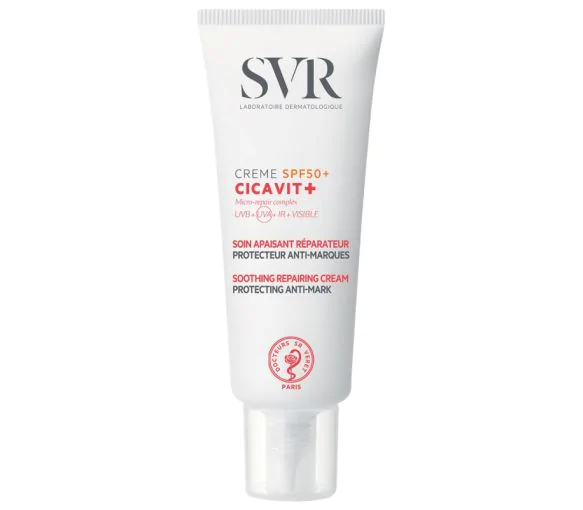 Cicavit+ crème SPF50+ soin apaisant réparateur SVR - tube de 40 ml
