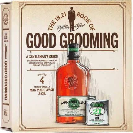 18.21 Man Made 18.21 Man Made Book of Good Grooming Volume 4 Set Spiced Vanilla pour homme