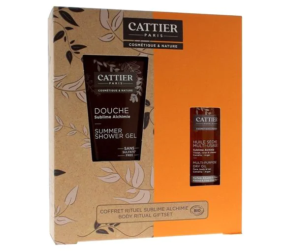 Coffret Rituel sublime alchimie bio Cattier - coffret de 2 produits
