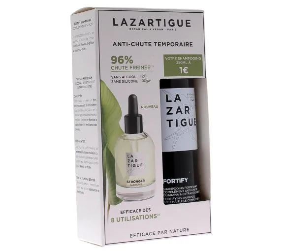 Coffret anti-chute temporaire Lazartigue - coffret de 2 produits