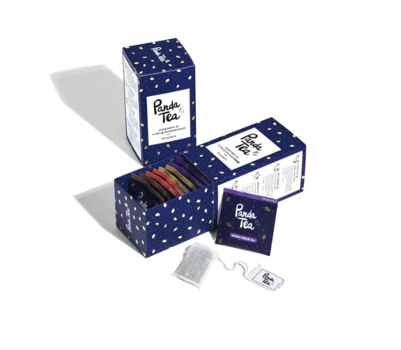 Coffret de Noël 2023 Panda Tea - boîte de 20 sachets
