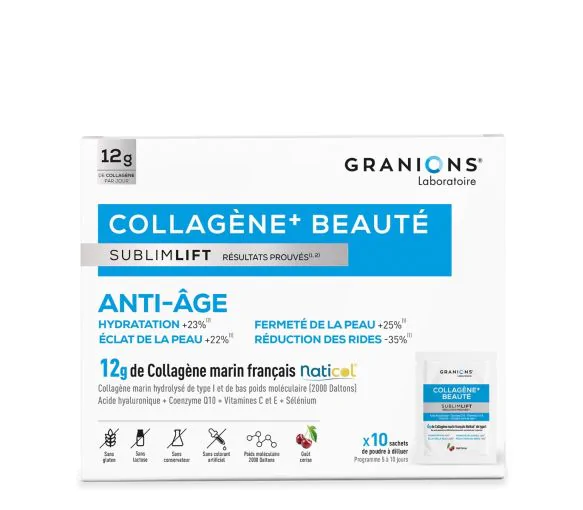 Collagène+ beauté Sublimlift Granions - boite de 10 sachets