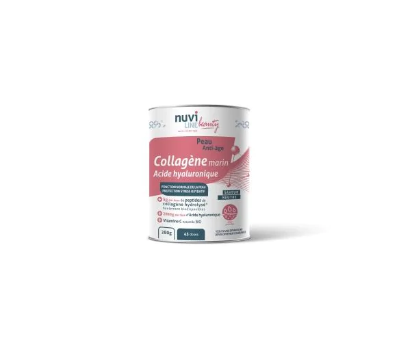 Collagène marin acide hyaluronique peau anti-âge Nuviline - pot de 280g
