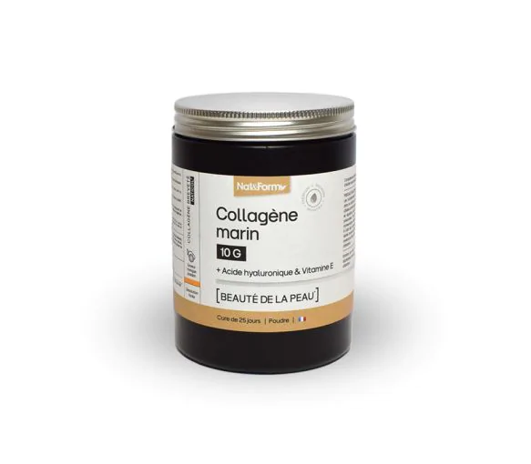 Collagène marin beauté de la peau Nat&Form - pot de 312,5g