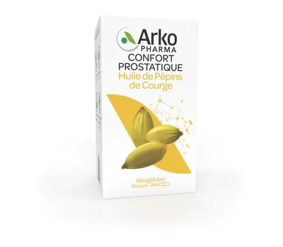 Arkogélules confort urinaire au masculin Arkopharma - boite de 180 gélules