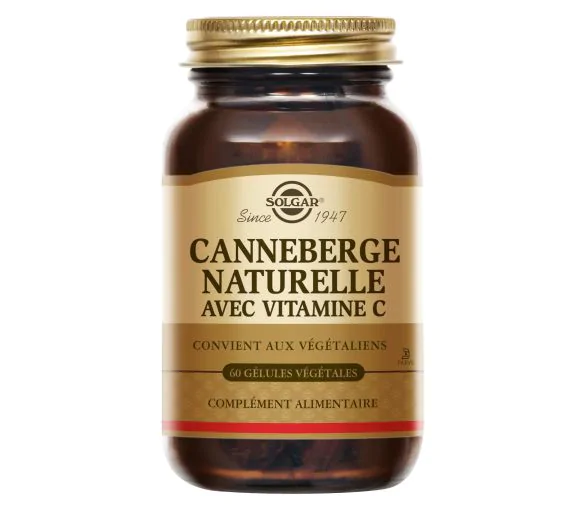 Cranberry canneberge Solgar - boite de 60 gélules
