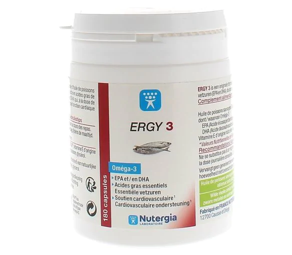 Ergy 3 Nutergia - boite de 180 capsules