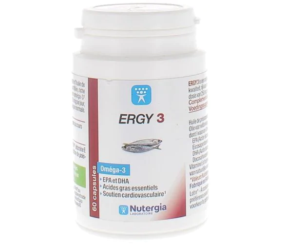Ergy 3 Nutergia - boite de 60 capsules