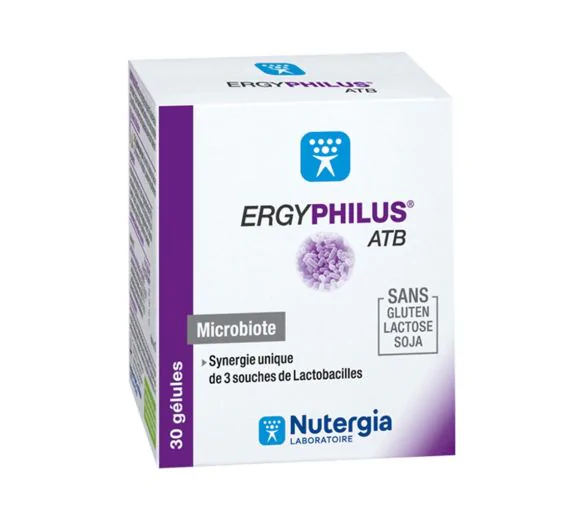 Ergyphilus ATB Nutergia - boite de 30 gélules