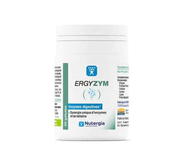 Ergyzym Nutergia - boite de 40 gélules