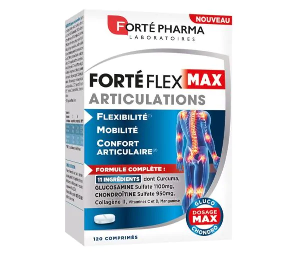 Complément alimentaire fortéflex max articulations Forté Pharma - boite de 120 comprimés