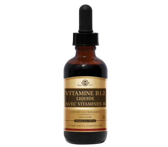 Complément alimentaire vitamine B liquide Solgar - flacon de 59 ml