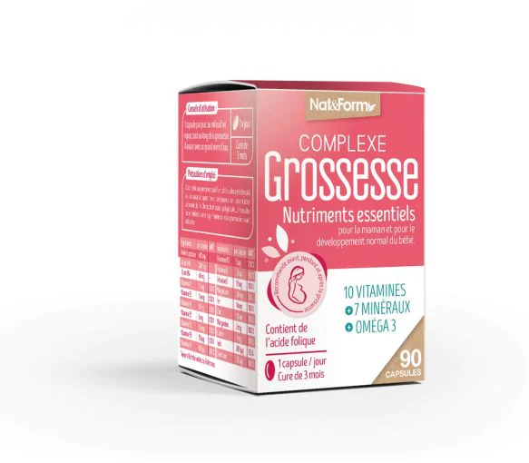 Complexe grossesse Nat&Form - boite de 90 capsules