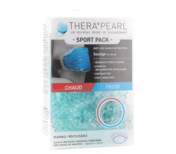 Compresse packs sport avec strap TheraPearl - boîte de 1 compresse