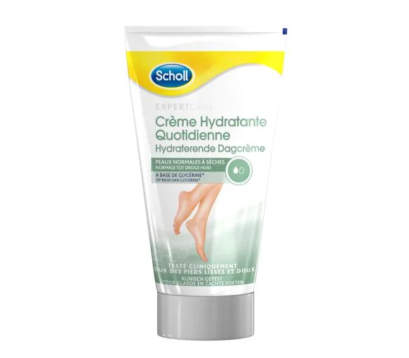 Crème hydratante quotidienne pieds Scholl - tube de 150 ml